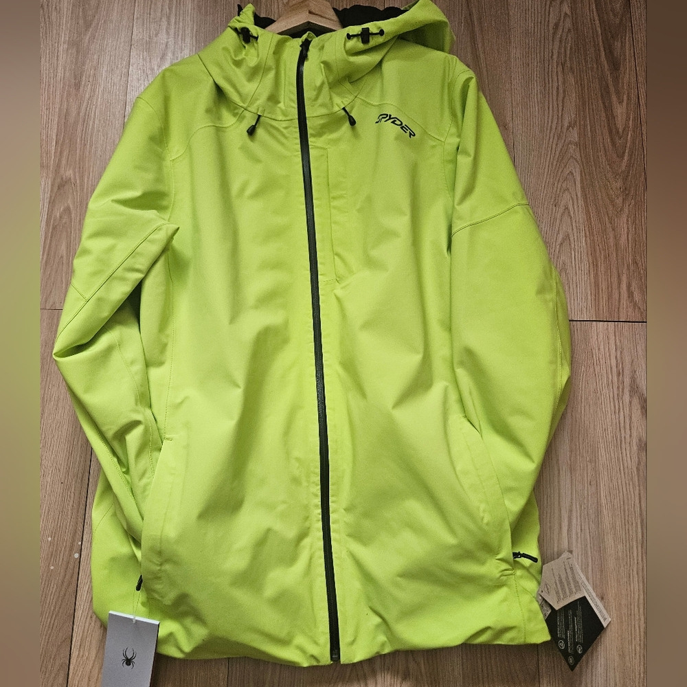 Spyder Neon Green Outdoor Jacket